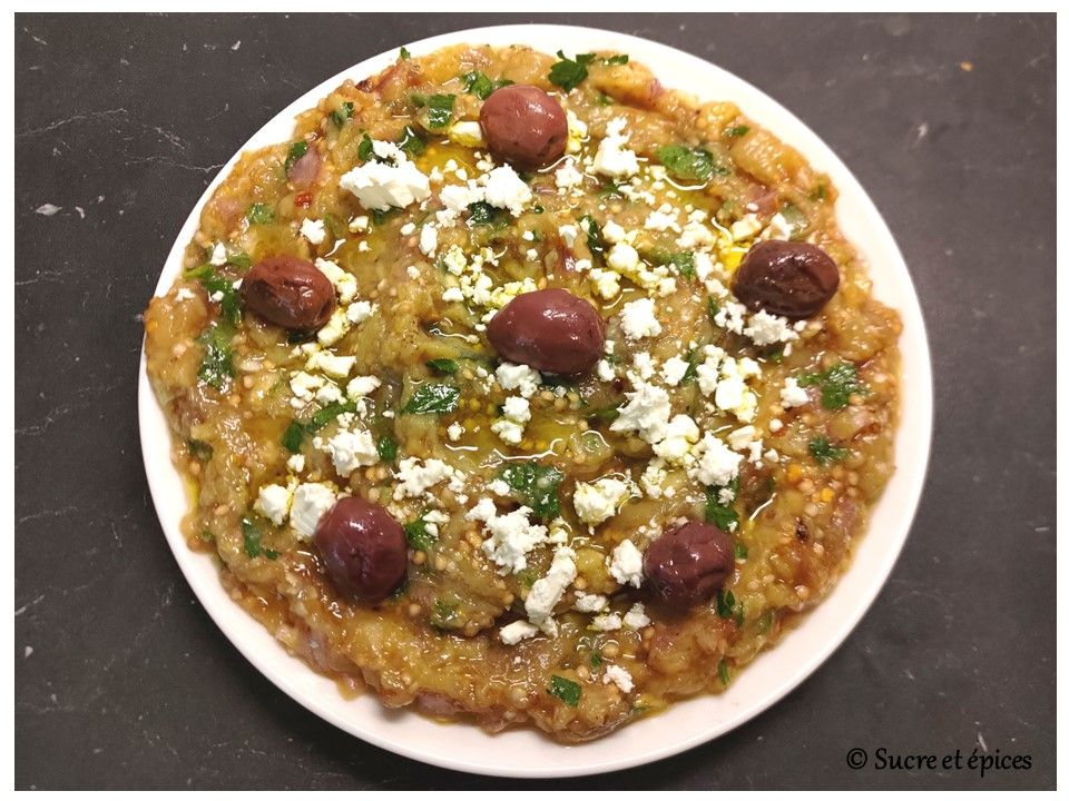 Greek eggplant salad – Melitzanosalata – Video recipe