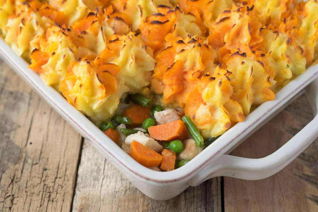 Thanksgiving Leftovers Turkey Shepherd’s Pie