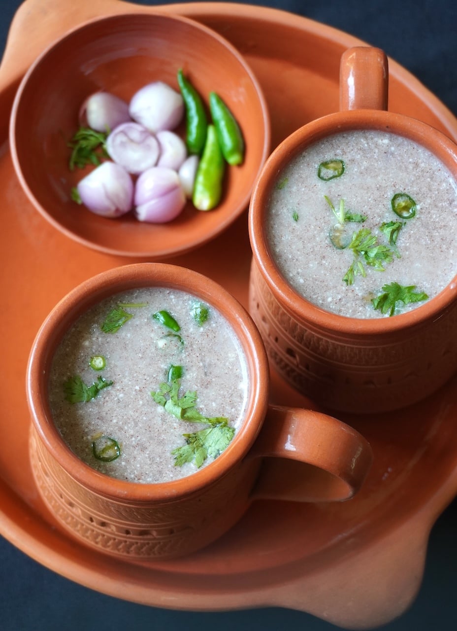 Ragi Porridge Recipe | Fermented Ragi Kanji Recipe