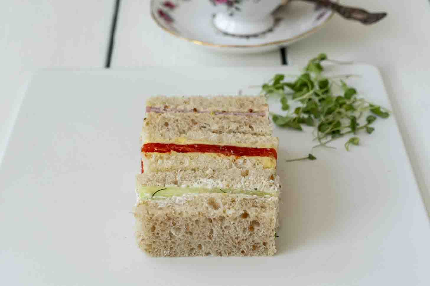 3 Classic Ritz London Afternoon Tea Sandwiches