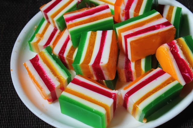 Layered Finger Jelly Recipe