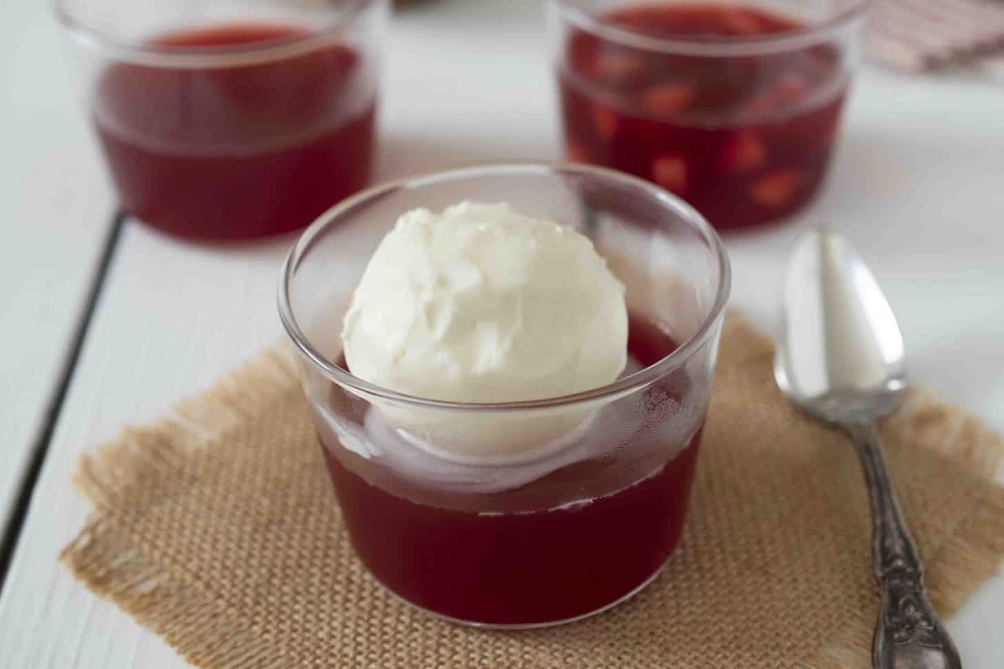 British Jelly and Ice Cream (A Classic Retro Dessert)