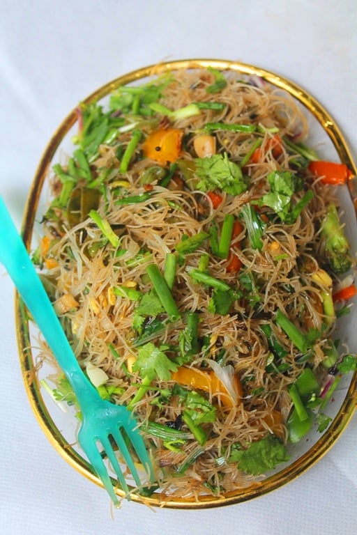 Vegetarian Rice Noodles Recipe