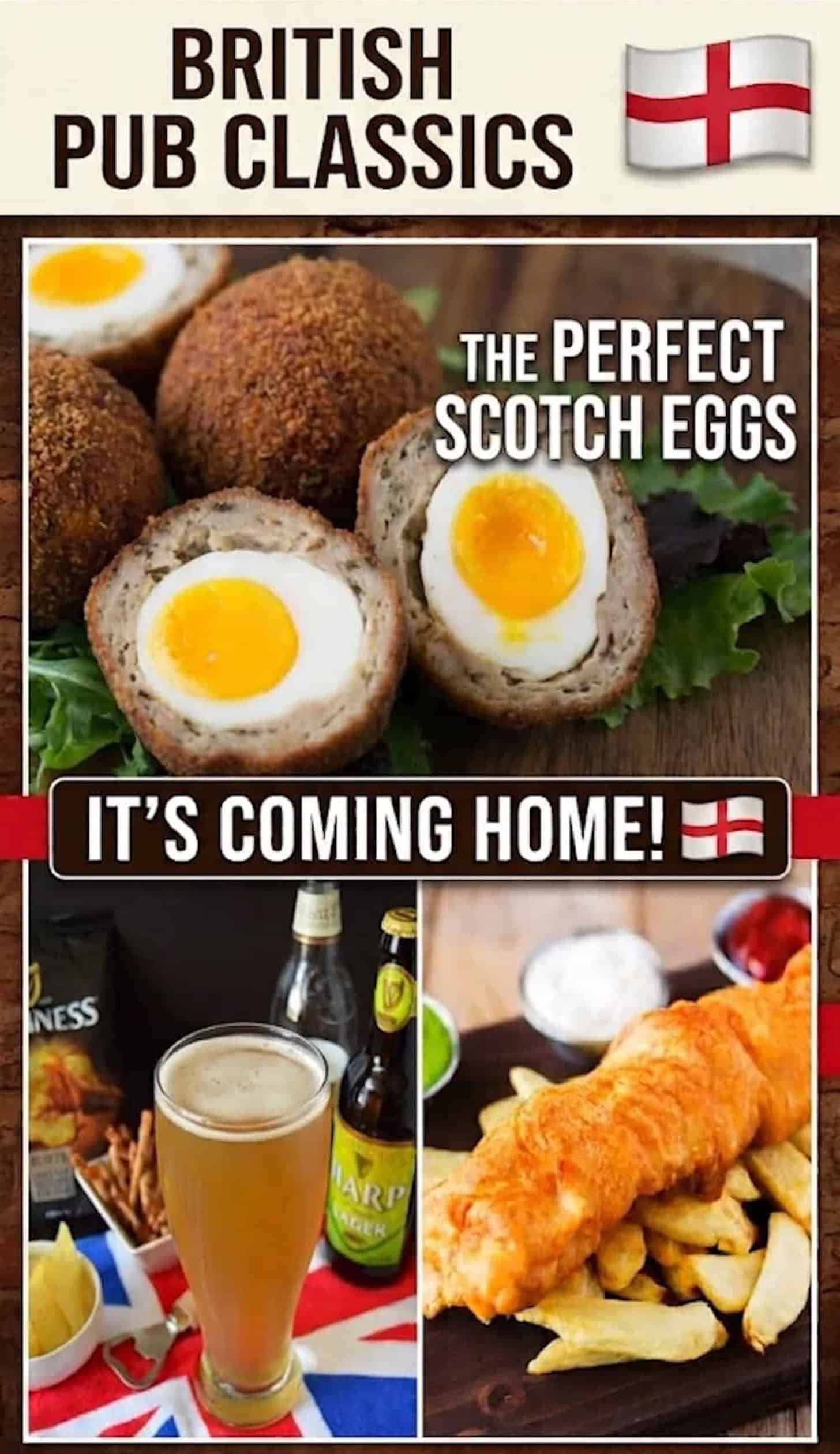 5 English pub recipes for the World Cup