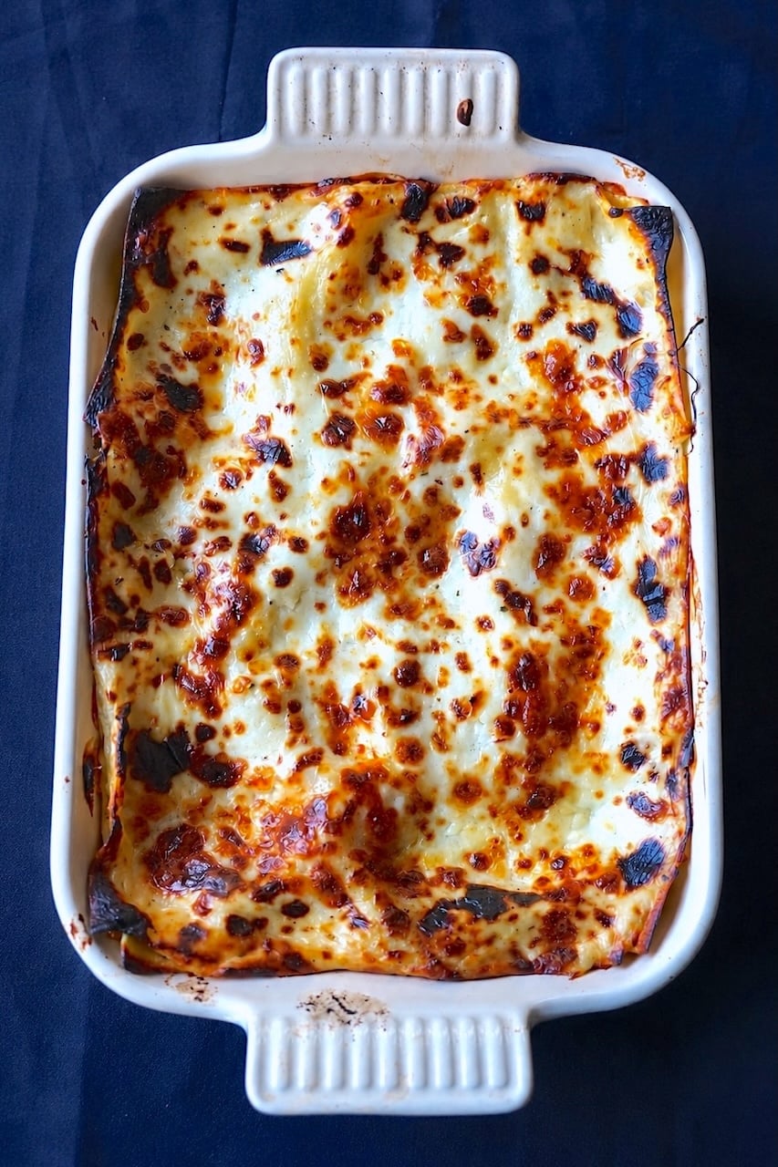 Vegetarian lasagna recipe (vegetable lasagna)