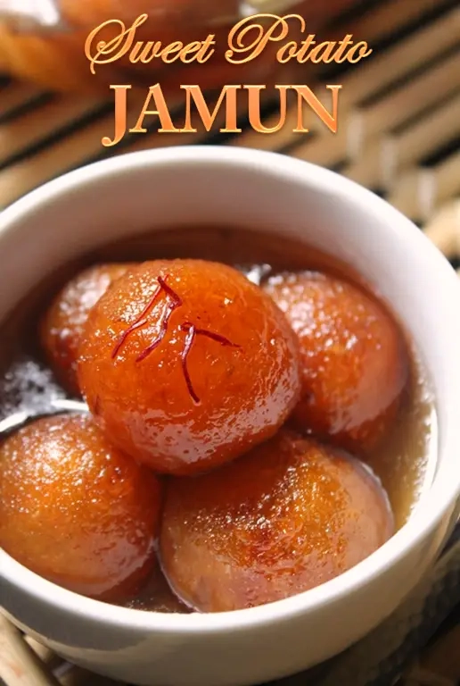 Sweet Potato Gulab Jamun Recipe