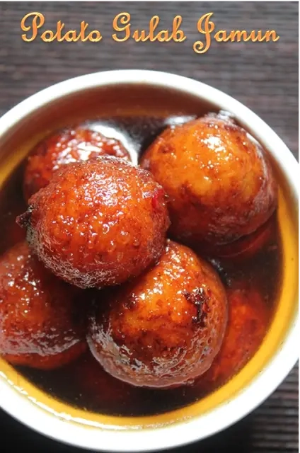 Potato Gulab Jamun Recipe